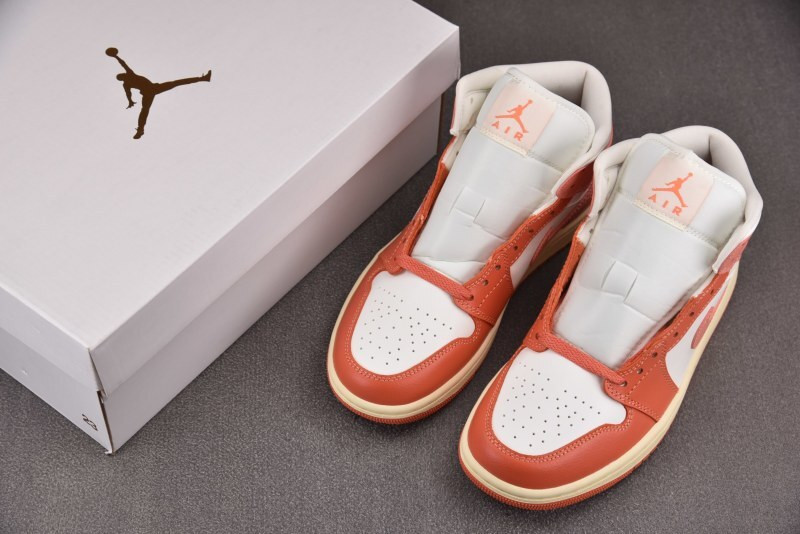 WMNS Air Jordan 1 Mid Madder Root BQ6472-180