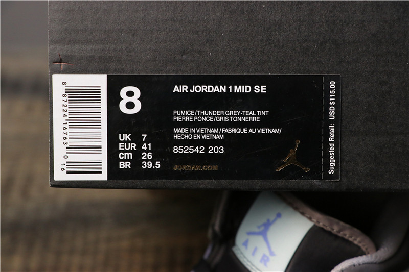 Nike Air Jordan 1 Mid Suede 852542-203