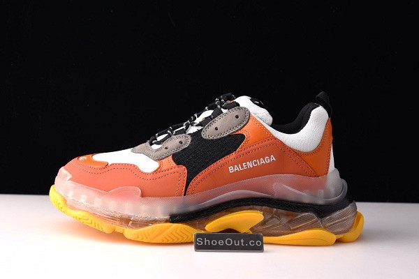 BLCG Triple S Clear Sole Orange White 541624 W09E1 1766