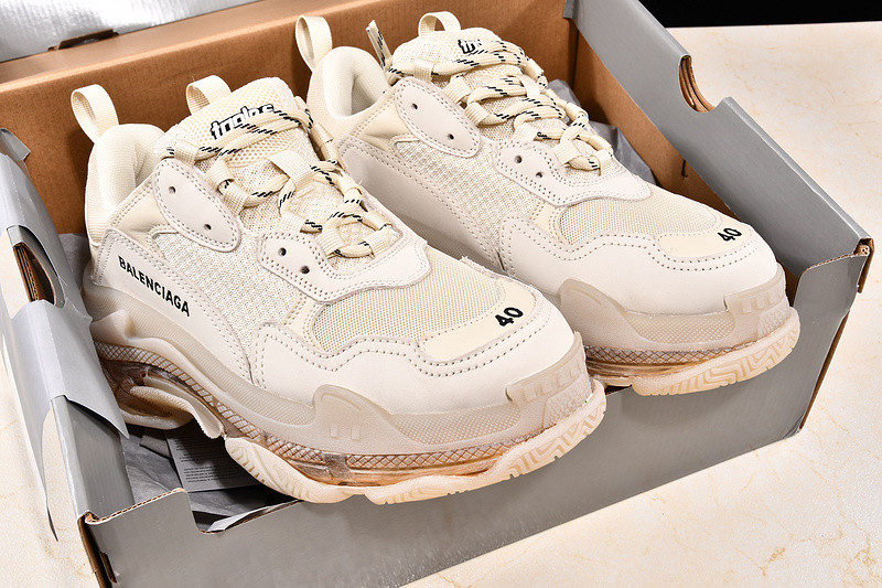 BLCG Triple-S Clear Sole Trainers 544351 W09OH 7083