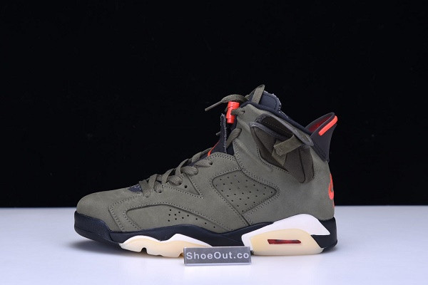 Travis Scott x Air Jordan 6 “Medium Olive” CN1084-200