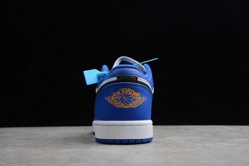 Air Jordan 1 Low Hyper Royal Orange Peel 553558-401