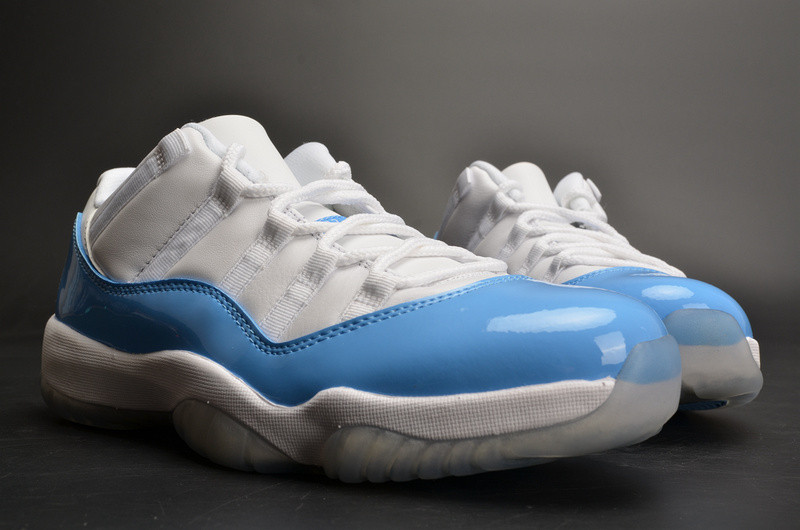 AIR JORDAN 11 RETRO LOW "CAROLINA 2017 RELEASE" mens 528895-106