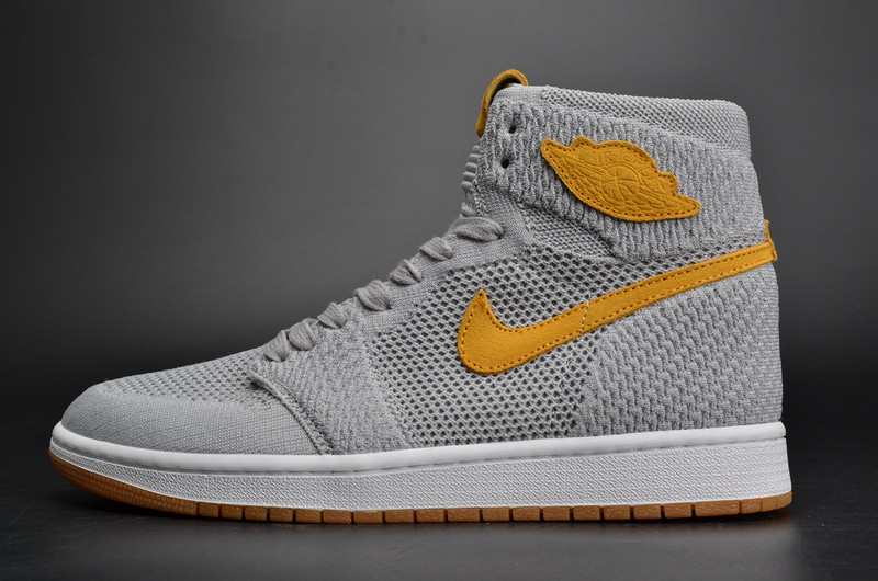 AIR JORDAN 1 FLYKNIT “WOLF GREY” mens 919704-025