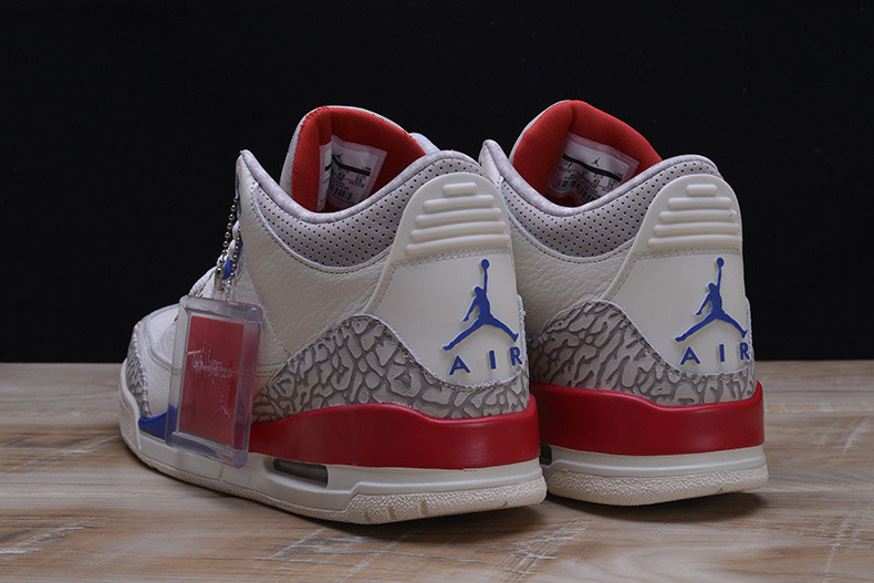 AIR JORDAN 3 RETRO "CHARITY GAME" sail red mens 136064-140