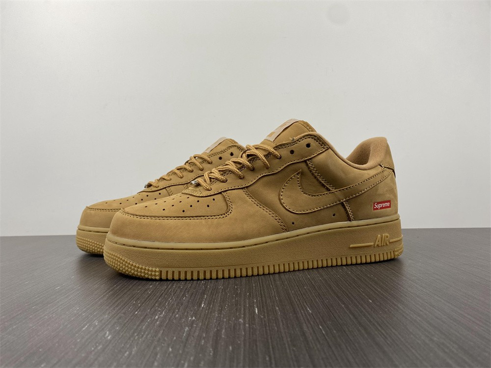 S*p reme x nike air force 1 low sp wheat dn1555-200