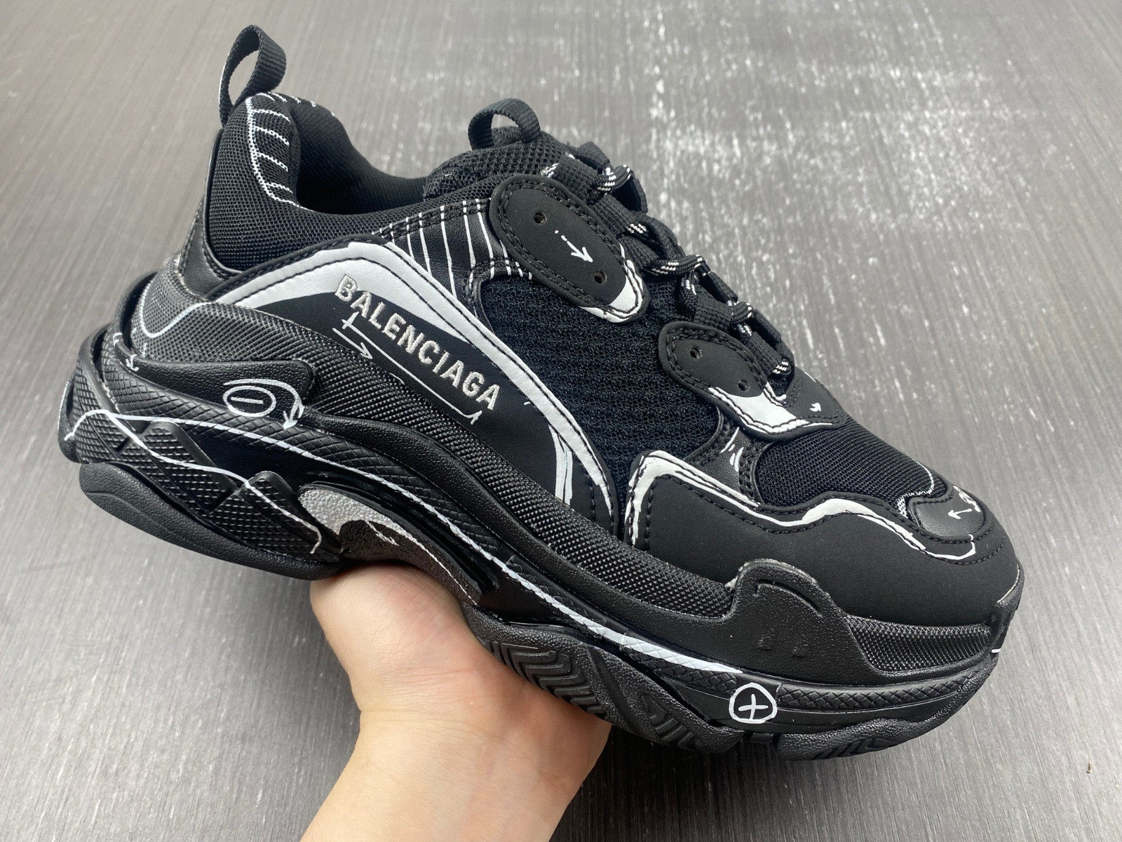 Ba*len*cia*ga triple s 536737 w2fw6 0102