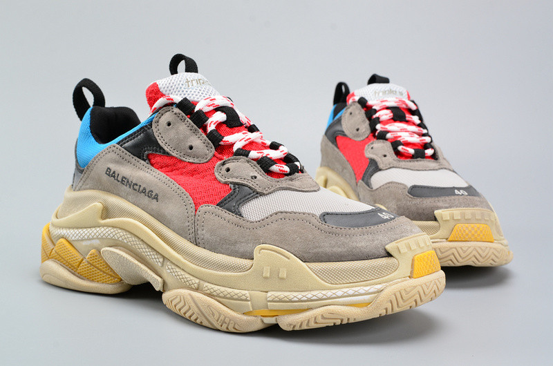 BLCG TRIPLE S TRAINER RED/ BLUE/ YELLOW 490673-W06E3-4365
