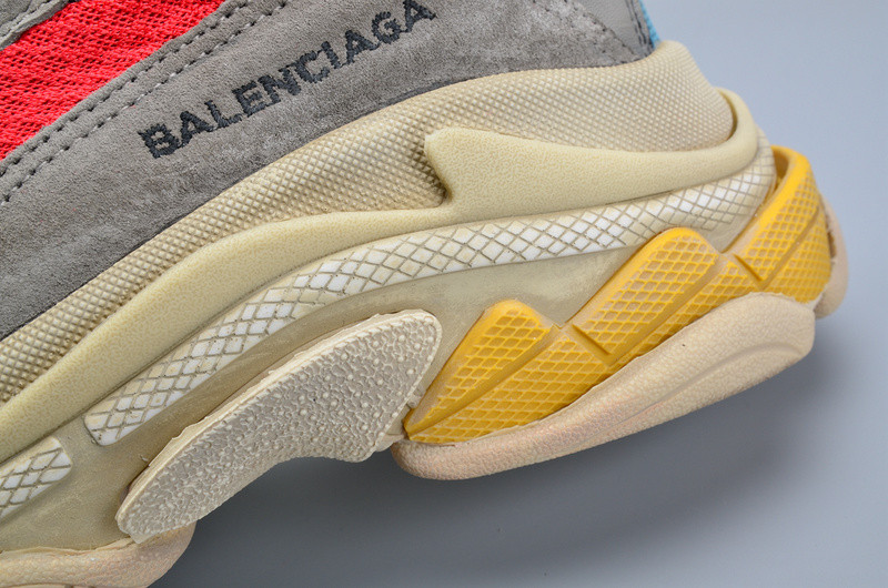 BLCG TRIPLE S TRAINER RED/ BLUE/ YELLOW 490673-W06E3-4365