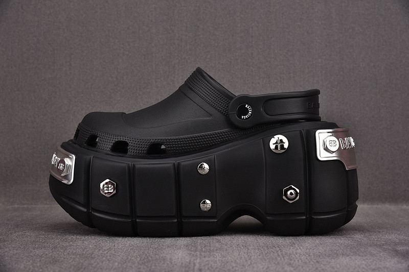 crocs x Ba*len*cia*ga hardcrocs sandal ''black''