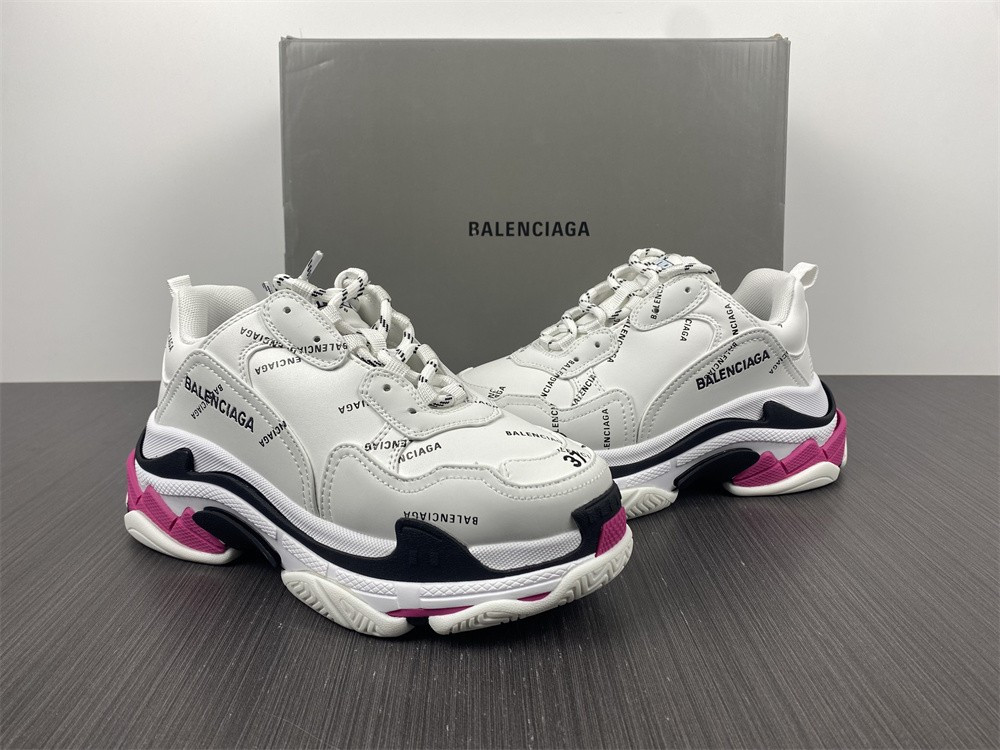 Ba*len*cia*ga triple s black sneaker 524039 w2fa4 9155