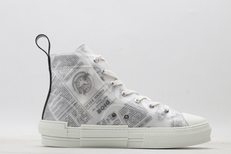 DR B23 High Top Daniel Asham Newspaper 3SH118YUO_H069