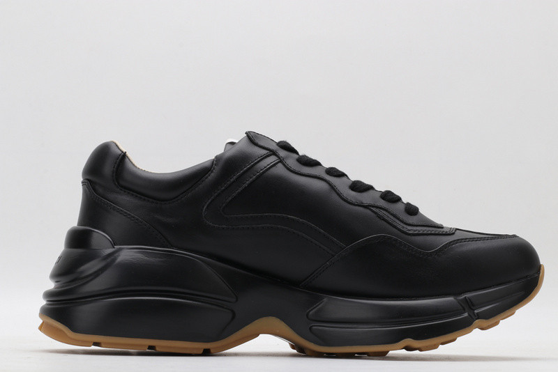 Rhyton Leather Sneaker With GC Logo 552851 DRW00 1000