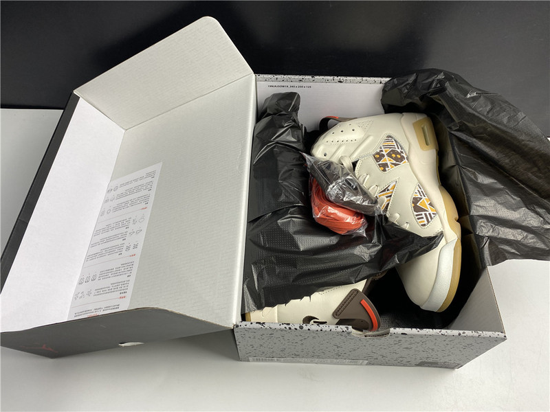 Air Jordan 6 Retro Quai54 Sail Brown CZ4152-100