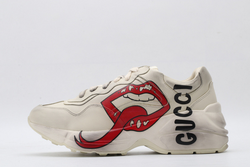 GC Rhyton Sneaker With Mouth Print 552093 A9L00 9522
