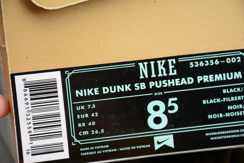 Nike SB Dunk Low Premium "Pushead 2" 536356-002