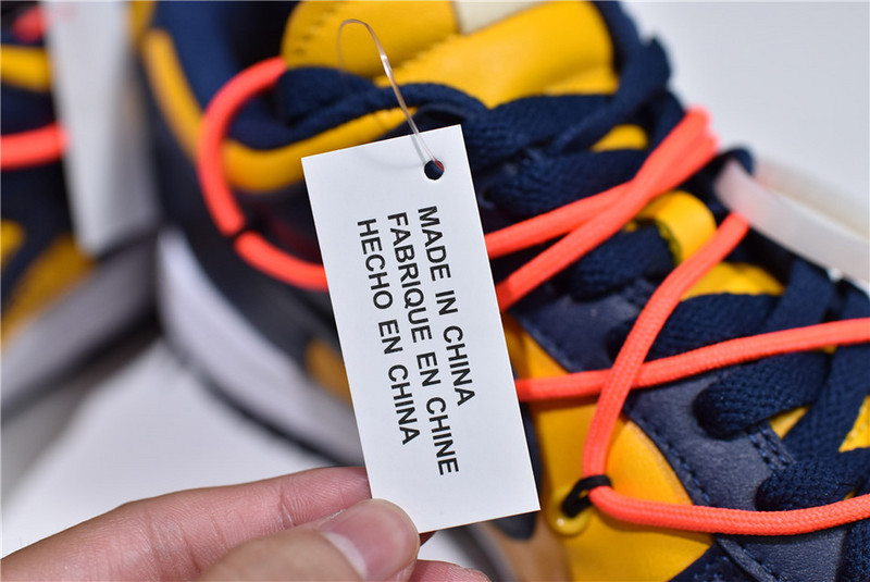 OF x Nike Dunk Low Michigan CT0856-700