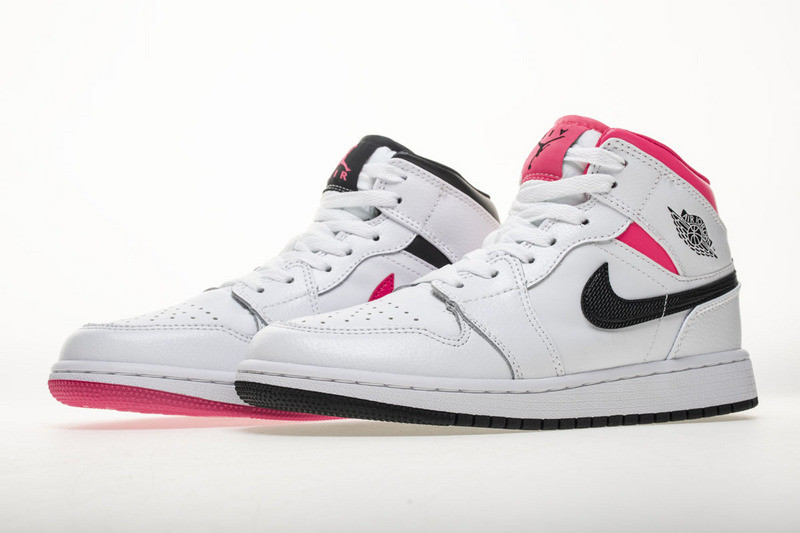 Air Jordan 1 Retro Mid "Hyper Pink" GS 555112-106