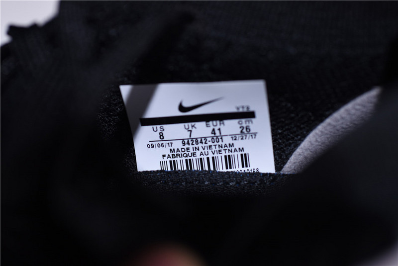Nike Air Vapormax Flyknit 2.0 Black/White-Dark Grey 942842-001