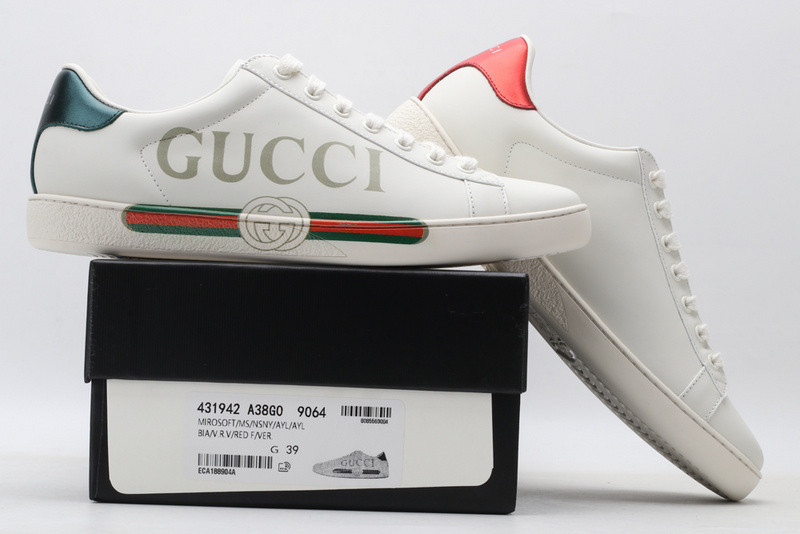 GC ACE EMBROIDERED LOW-TOP SNEAKER WITH LOGO