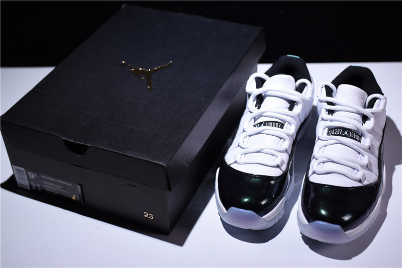 Air Jordan 11 Retro Low "Emerald" 528895-145