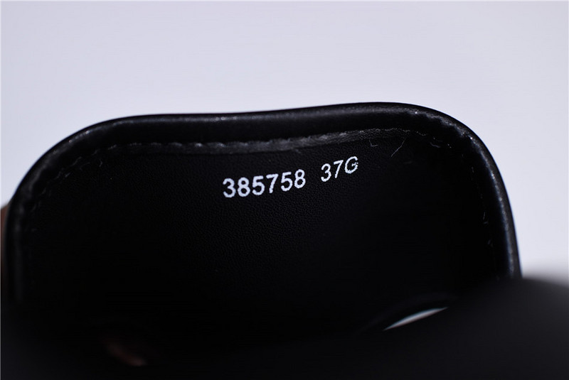 gc black S*p*e canvas guccy print slide