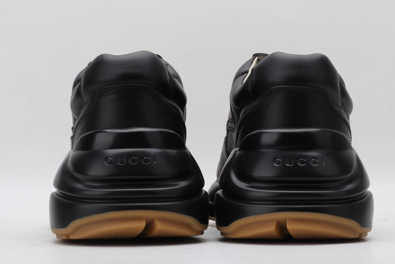 Rhyton Leather Sneaker With GC Logo 552851 DRW00 1000