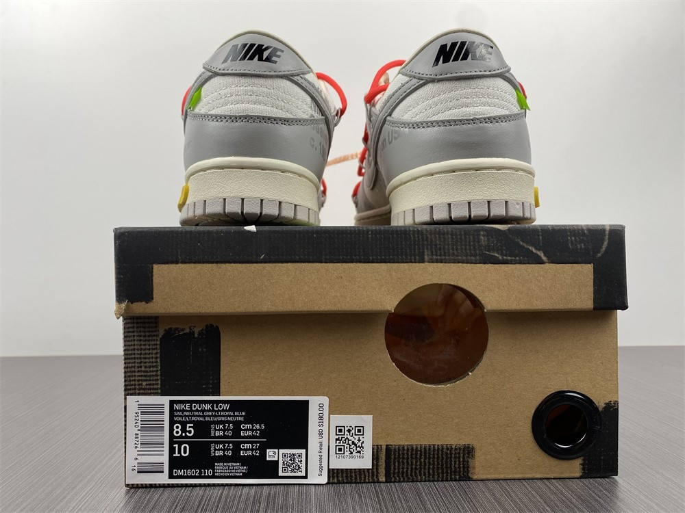 OF x Nk Dunk Low NO.06 Of 50 DJ1602-110