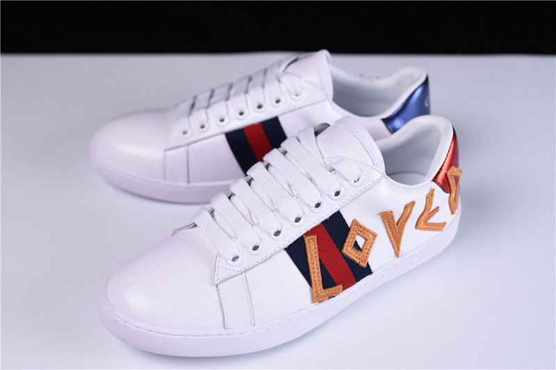 GC ACE EMBROIDERED LOW-TOP SNEAKER WITH LOVED 497090 DOPE0 9095