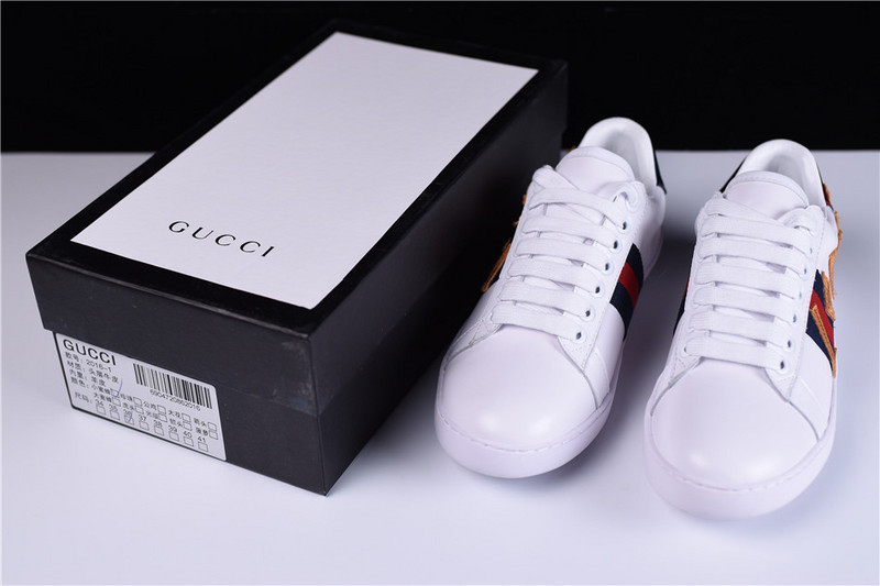 GC ACE EMBROIDERED LOW-TOP SNEAKER WITH LOVED 497090 DOPE0 9095