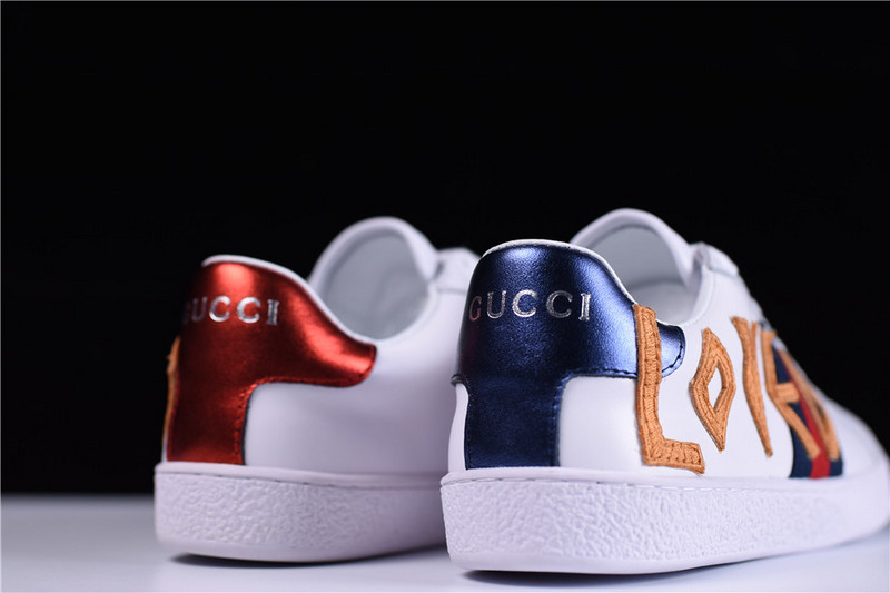 GC ACE EMBROIDERED LOW-TOP SNEAKER WITH LOVED 497090 DOPE0 9095