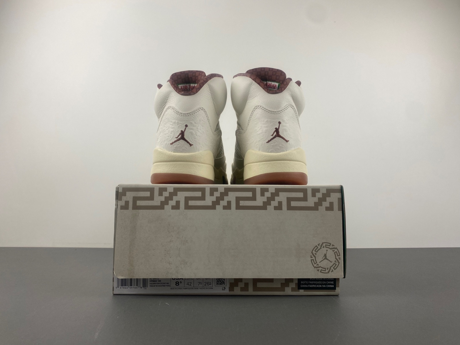 Air Jordan 5 "El Grito" Sail and Dark Pony HF8833-100