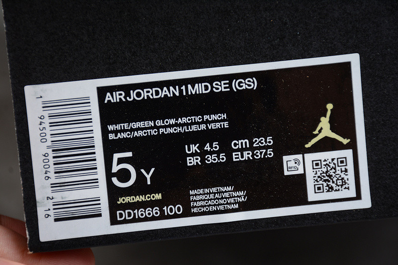 Air Jordan 1 Mid GS “Paint Drip” DD1666-100