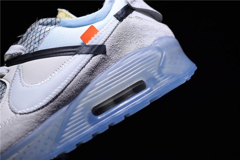 OF x Nike Air Max 90 Sail Muslin Virgil Abloh AA7293-100