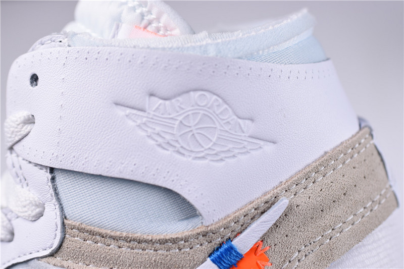 OFF WHITE Air Jordan 1 Retro High White AQ0818-100