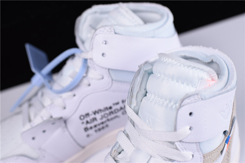 OFF WHITE Air Jordan 1 Retro High White AQ0818-100