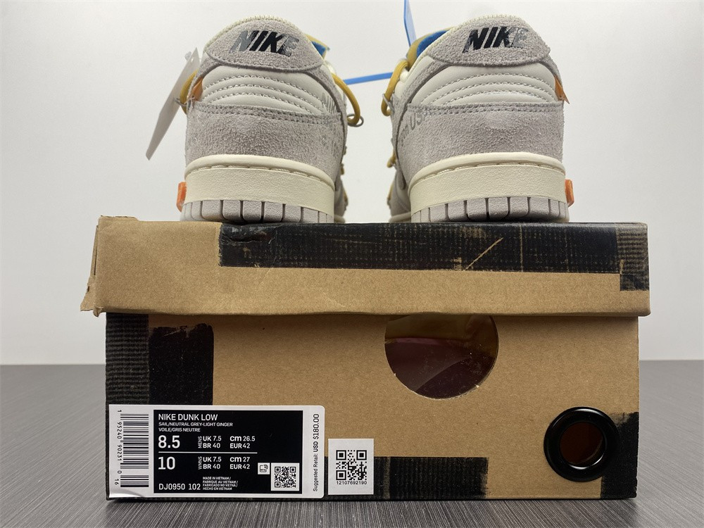 OF x Nk Dunk Low NO.34 Of 50 DJ0950-102