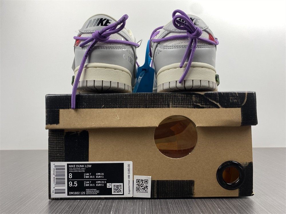 OF x Nk Dunk Low NO.47 Of 50 DM1602-125