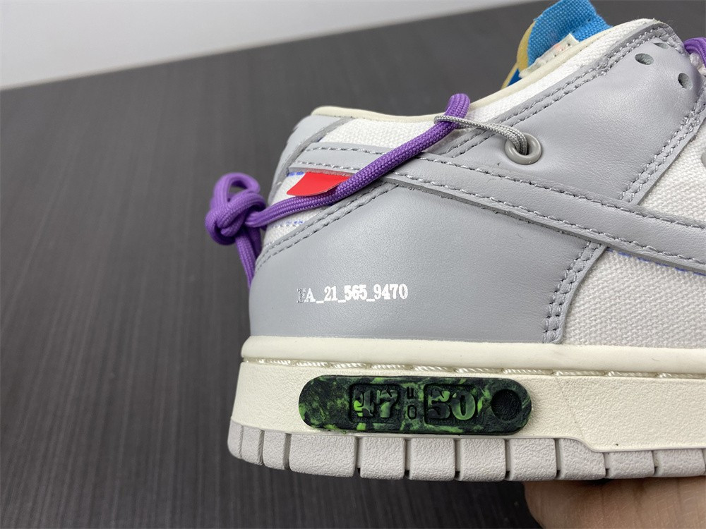 OF x Nk Dunk Low NO.47 Of 50 DM1602-125