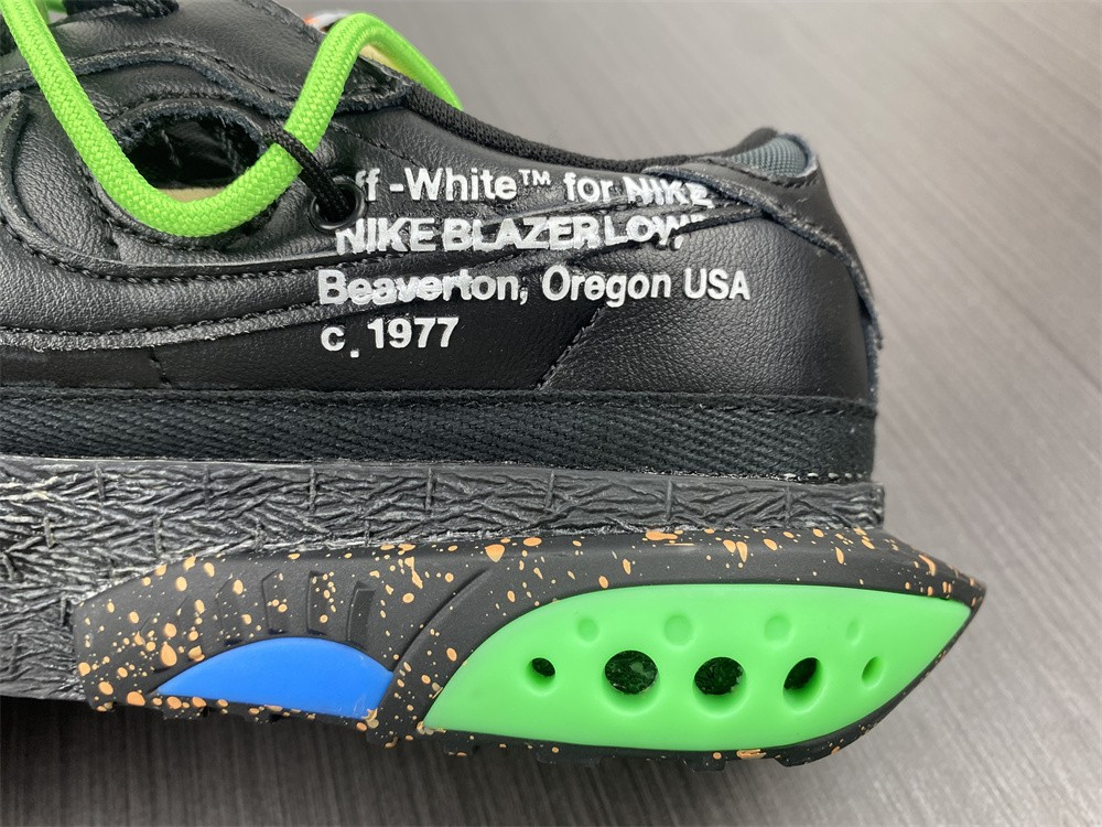 Nike Blazer Low x OF "Black / Green"  DH7863-001