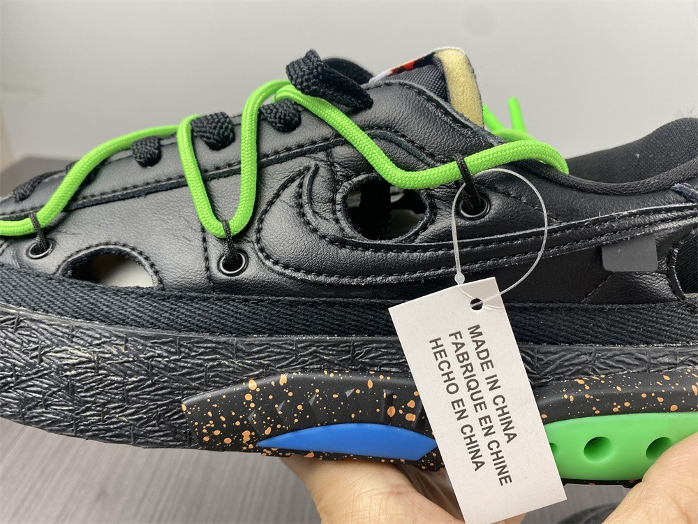 Nike Blazer Low x OF "Black / Green"  DH7863-001