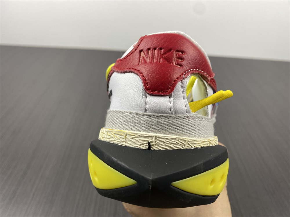 OF x Nike Blazer Low “White/University Red” DH7863-100