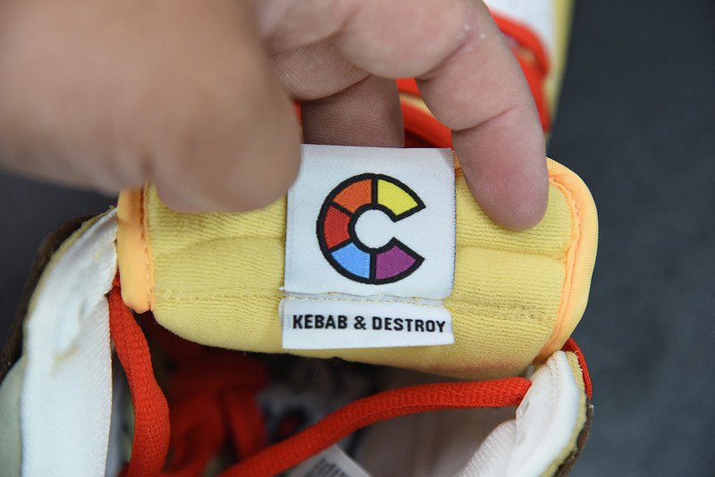 Color Skates x Nike SB Dunk High “Kebab & Destroy” CZ2205-700